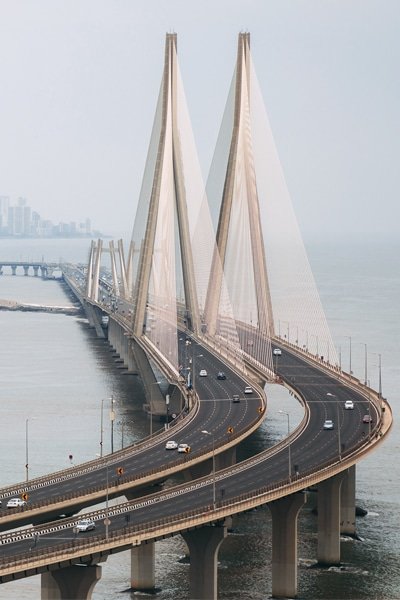 Bandra-Worli Sea Link – 3.5 KM